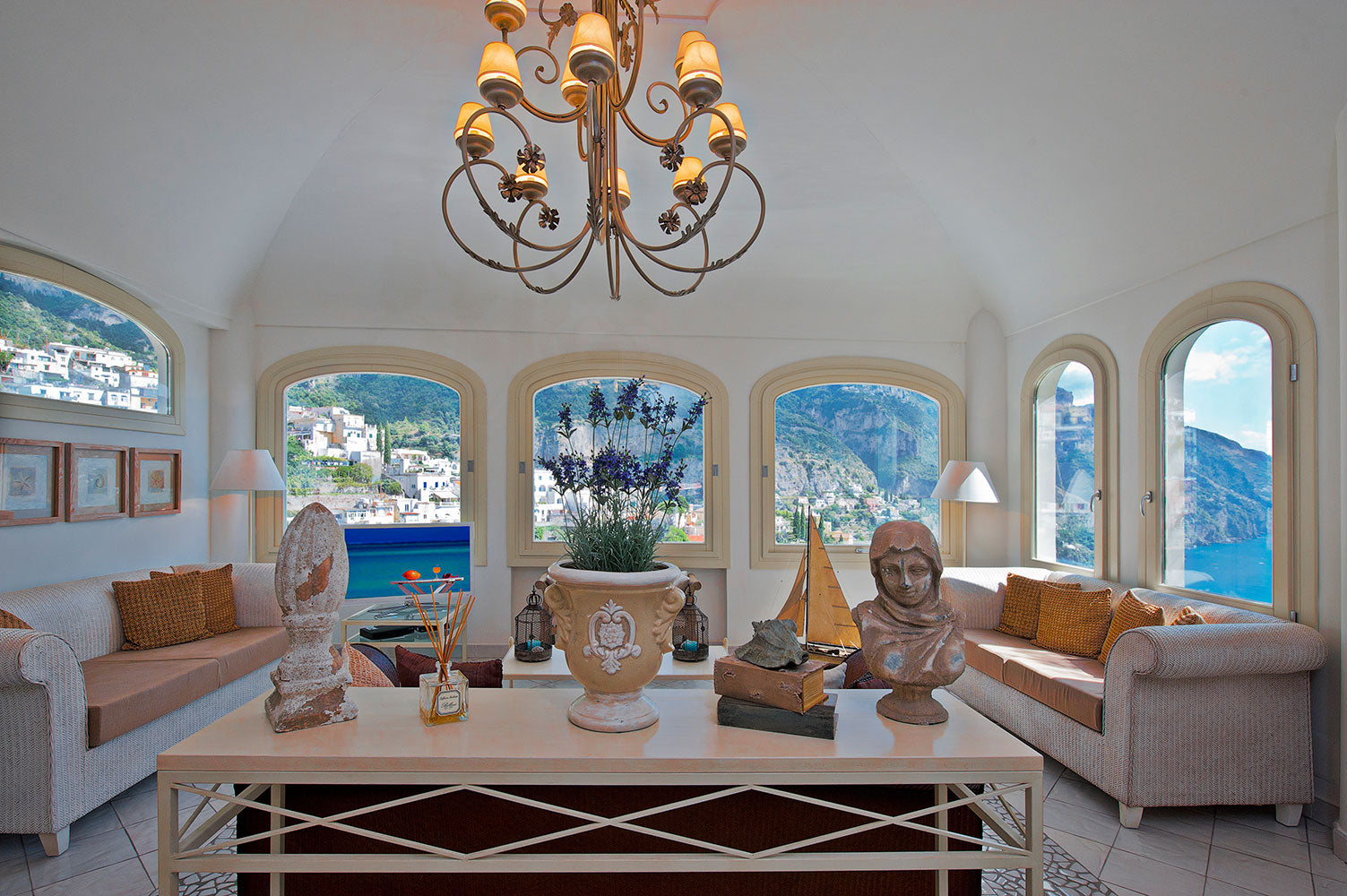 Luxury Positano villa sleeps 12 Villa Voltaire
