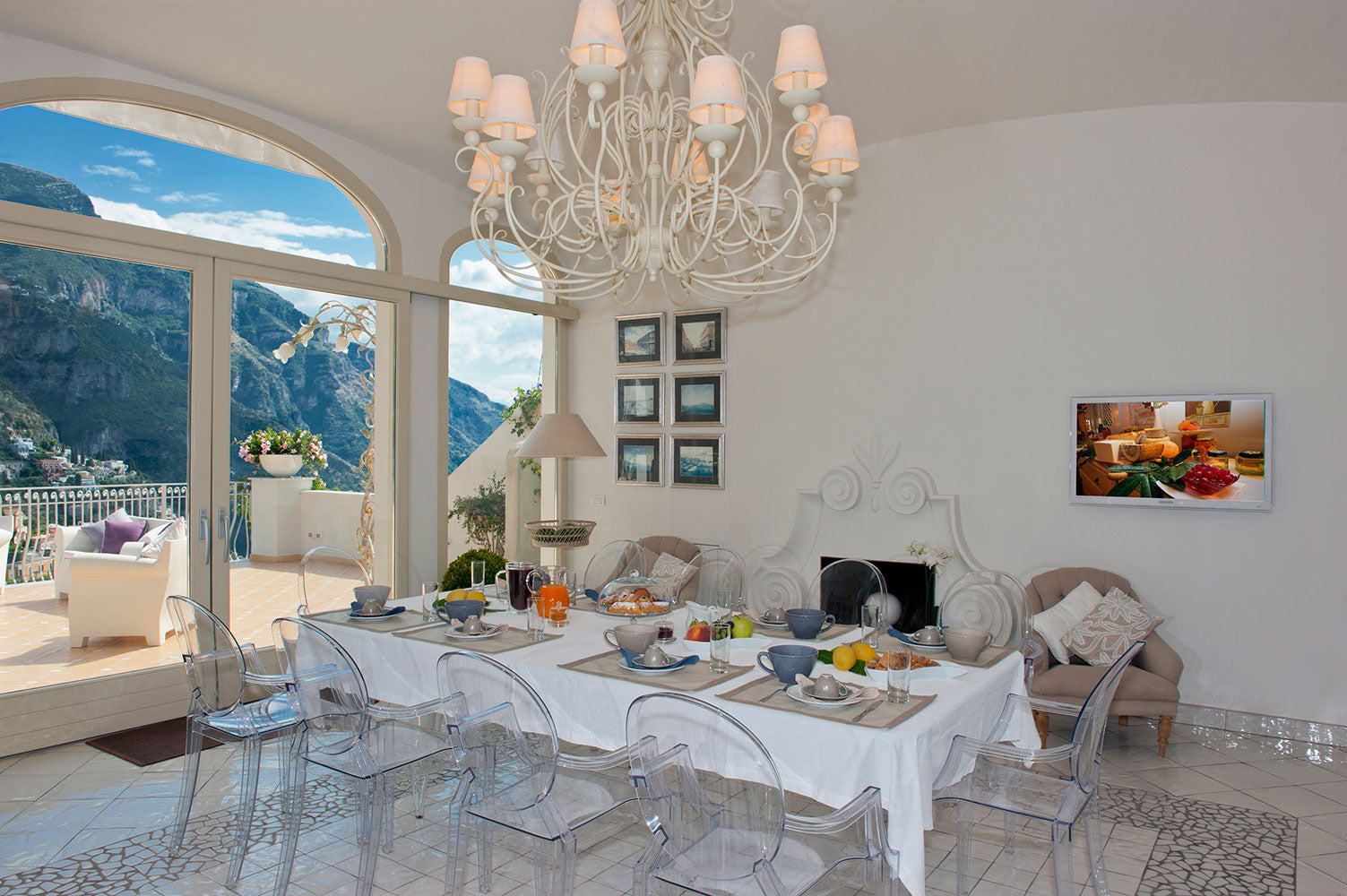 Luxury Positano villa sleeps 12 Villa Voltaire