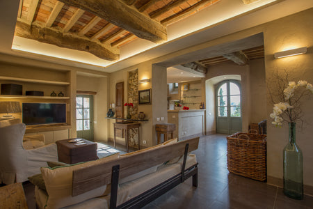 beautiful decor in stunning Italian villa