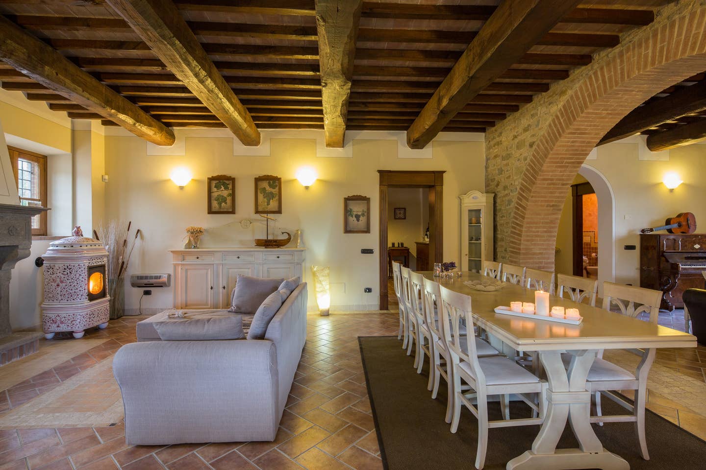 Cortona - Tramonti - Villa with  5 bedrooms 6 bathrooms sleeps up to 10