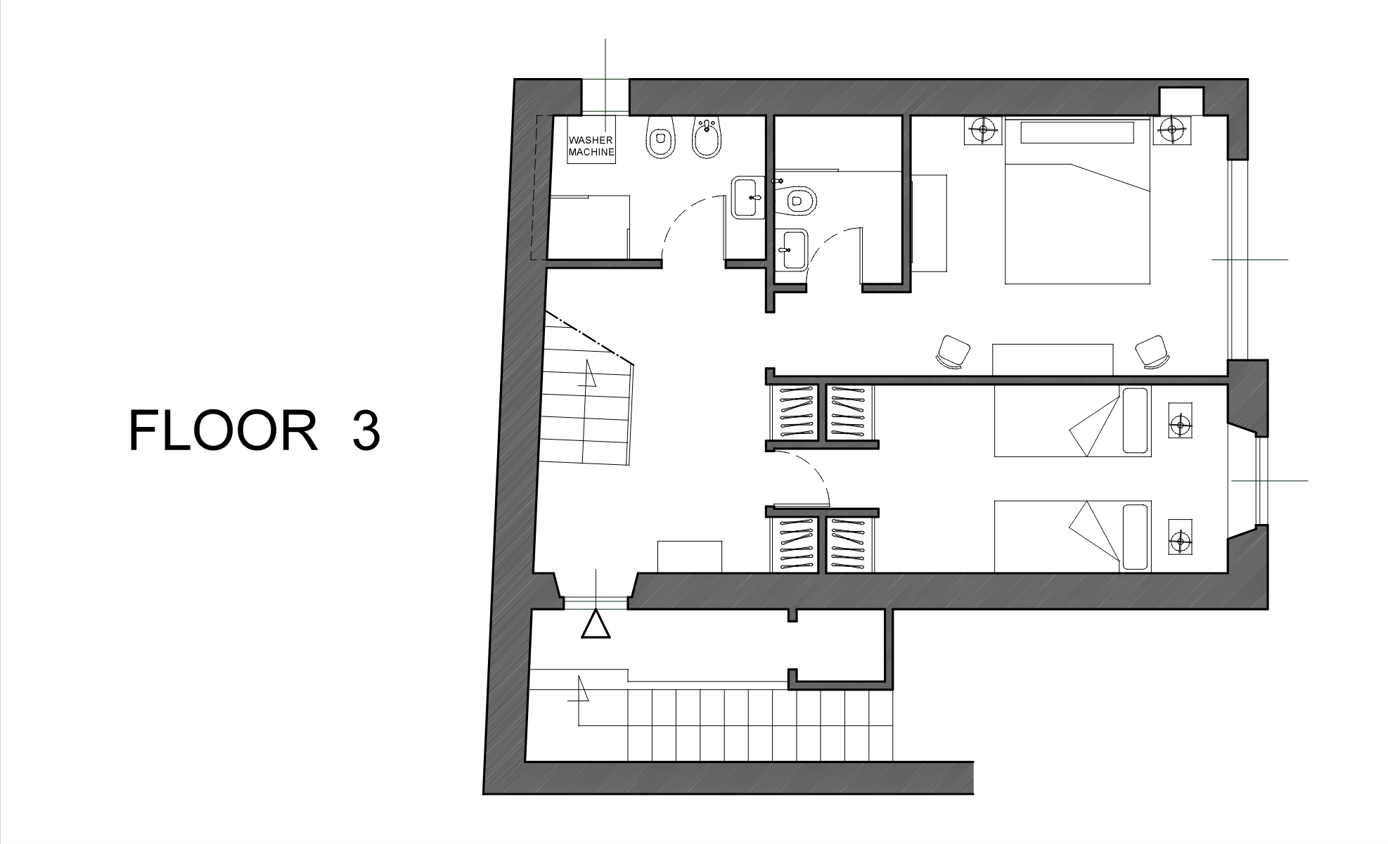 Florence Vista - sleeps 4 - terrace with stunning Florence rooftop views