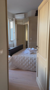 masterbedroom luxury apartment cortona video walk through