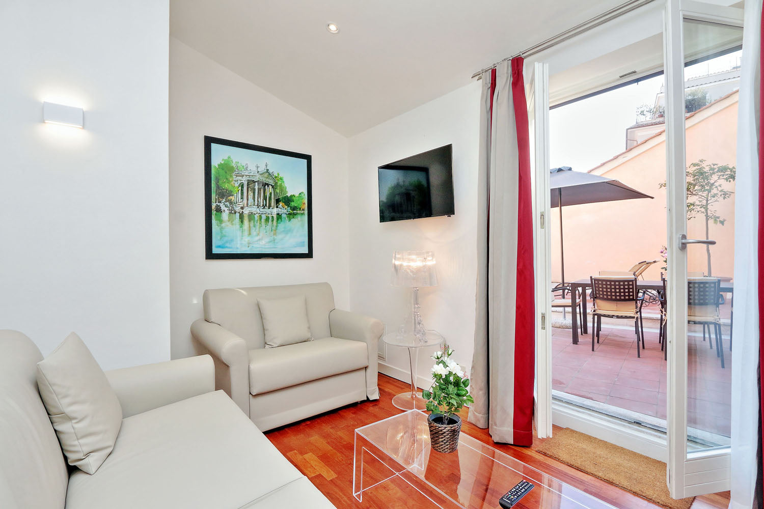 Margutta Terrace - Rome  2 bedroom large apartment with Terrace