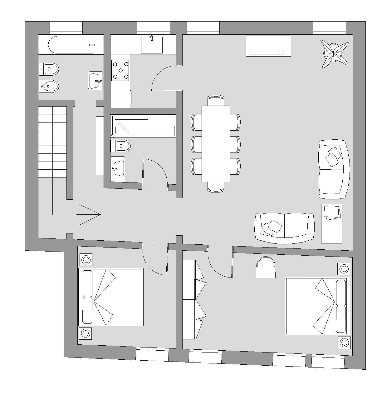 Grassi 1 - Venice apartment sleeps 4