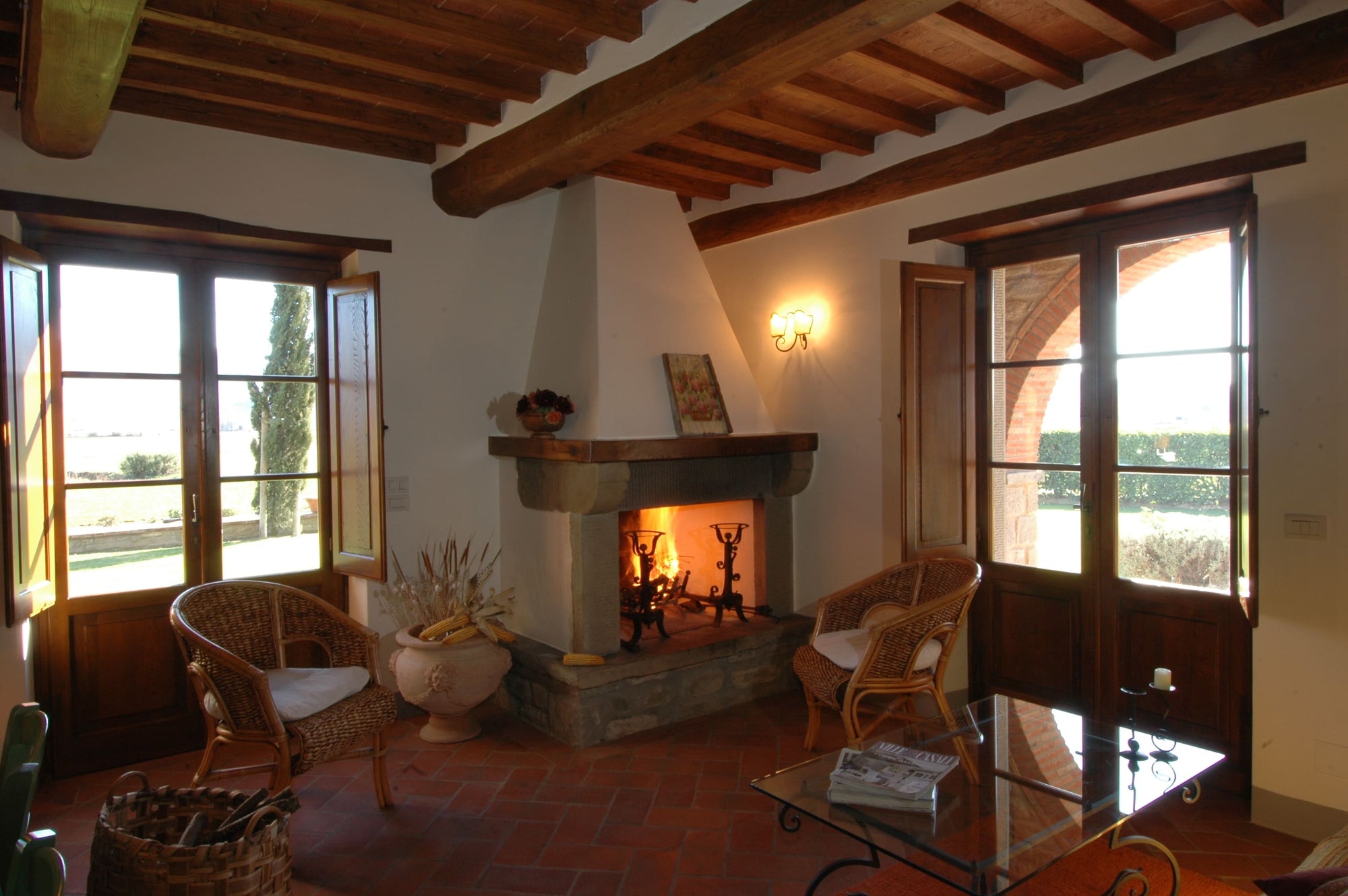 cortona apartment living room 